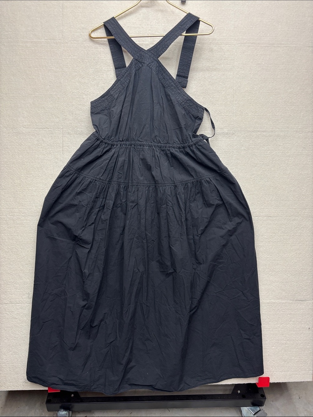 MADEWELL 8 Black Cross-Back Cotton Sundress - Women